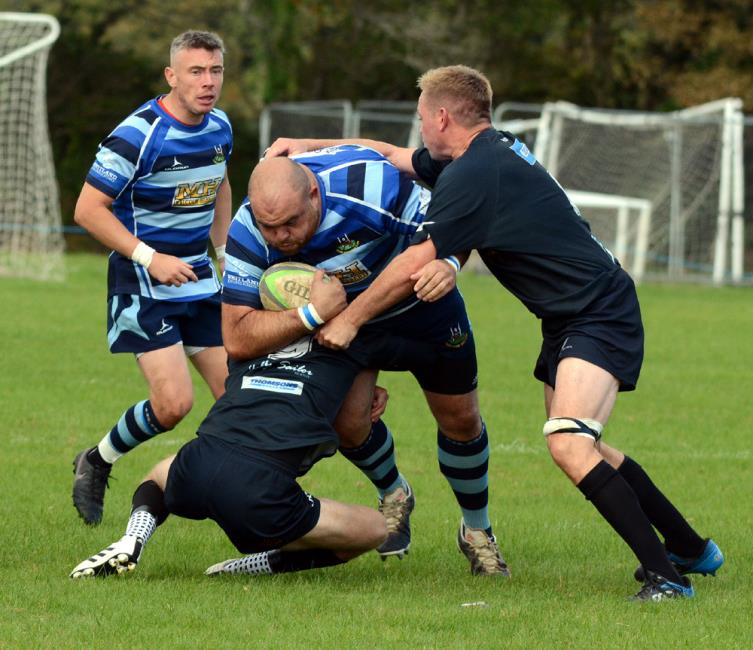 Gareth Jones - replacement prop scored a brace of tries for St Clears